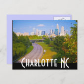Carte Postale Charlotte NC (Devant / Derrière)