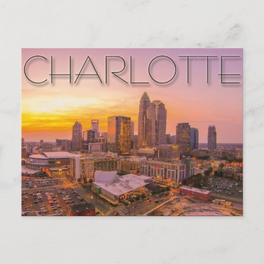 Carte Postale Charlotte NC (Devant)