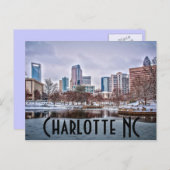 Carte Postale Charlotte NC (Devant / Derrière)