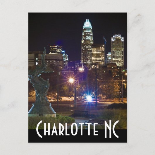 Carte Postale Charlotte NC (Devant)