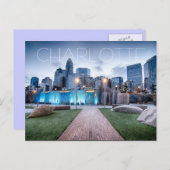 Carte Postale Charlotte NC (Devant / Derrière)