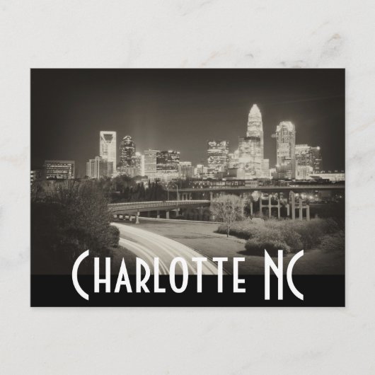 Carte Postale Charlotte NC (Devant)