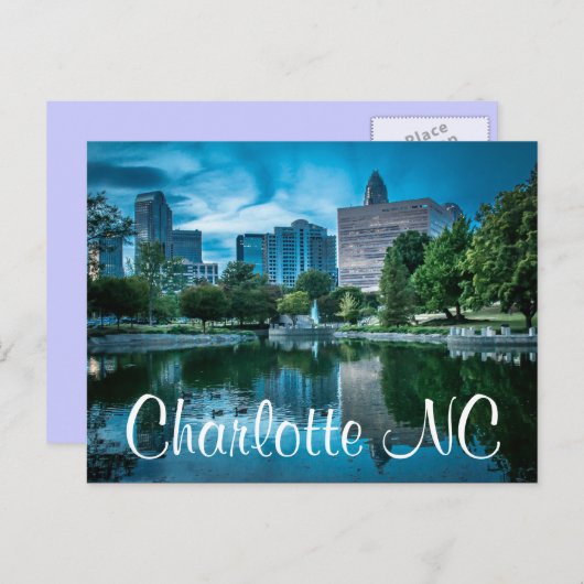 Carte Postale Charlotte NC (Devant / Derrière)