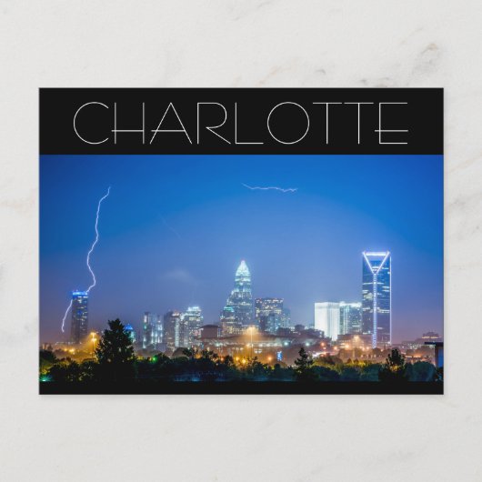 Carte Postale Charlotte NC (Devant)