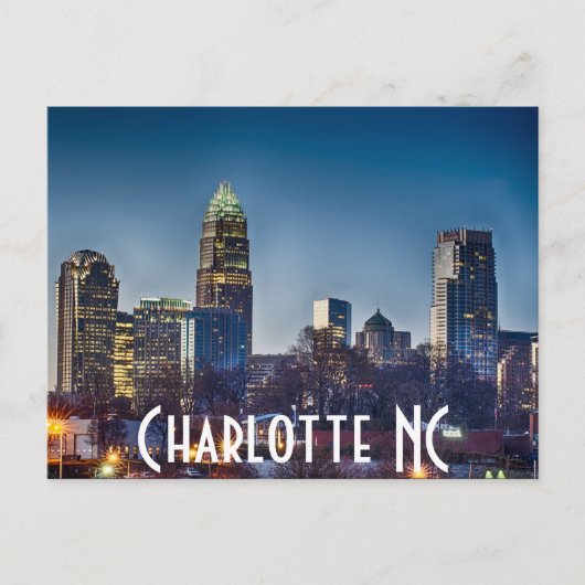 Carte Postale Charlotte NC (Devant)