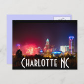 Carte Postale Charlotte NC (Devant / Derrière)