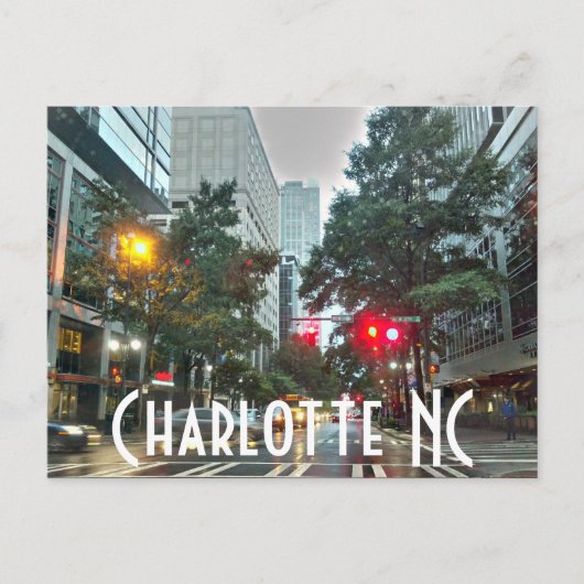 Carte Postale Charlotte NC (Devant)