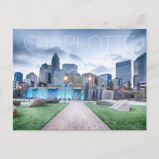 Carte Postale Charlotte NC (Devant)
