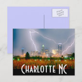 Carte Postale Charlotte NC (Devant / Derrière)