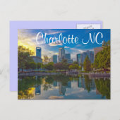 Carte Postale Charlotte NC (Devant / Derrière)