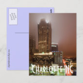 Carte Postale Charlotte NC (Devant / Derrière)