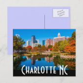 Carte Postale Charlotte NC (Devant / Derrière)