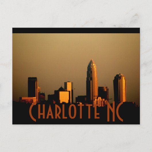 Carte Postale Charlotte NC (Devant)