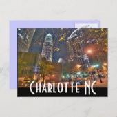 Carte Postale Charlotte NC (Devant / Derrière)