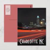 Carte Postale Charlotte NC (Devant / Derrière)