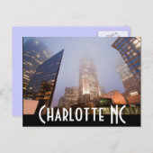 Carte Postale Charlotte NC (Devant / Derrière)