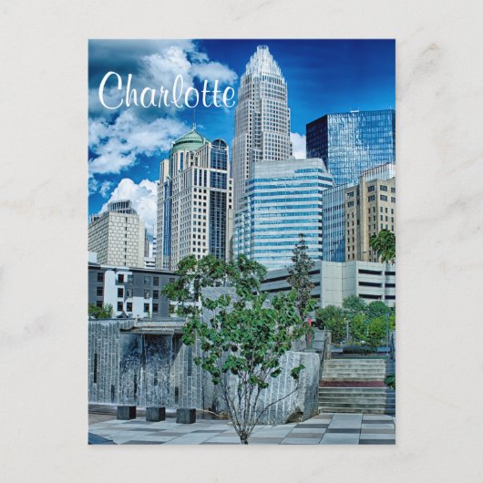 Carte Postale Charlotte NC (Devant)