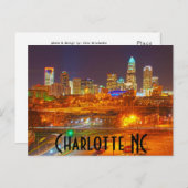 Carte Postale Charlotte NC (Devant / Derrière)