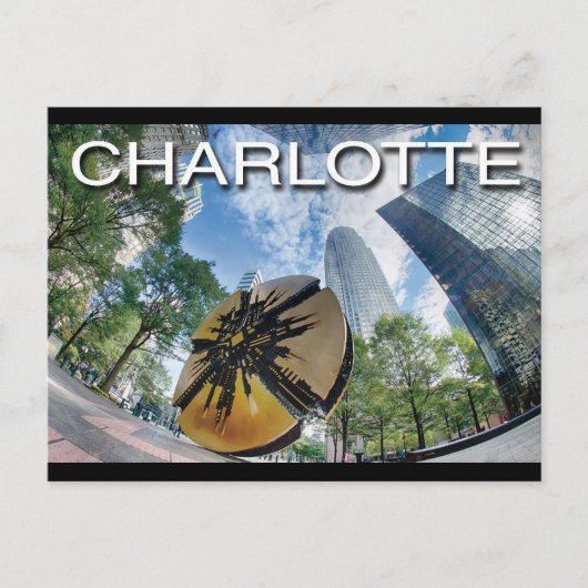Carte Postale Charlotte NC (Devant)