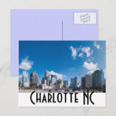 Carte Postale Charlotte NC (Devant / Derrière)