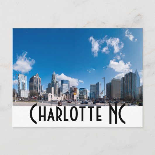 Carte Postale Charlotte NC (Devant)