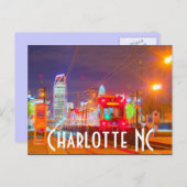 Carte Postale Charlotte NC (Devant / Derrière)