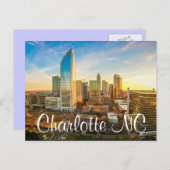 Carte Postale Charlotte NC (Devant / Derrière)