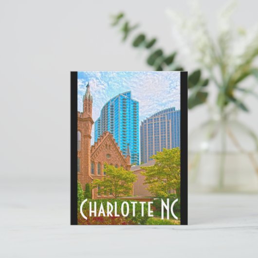 Carte Postale Charlotte NC (Debout devant)