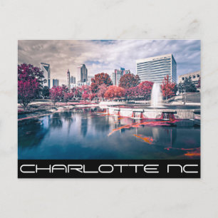 Carte Postale Charlotte NC -QUEEN CITY
