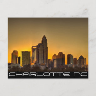 Carte Postale Charlotte NC -QUEEN CITY