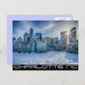 Carte Postale Charlotte NC -QUEEN CITY (Devant / Derrière)