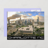 Carte Postale Charlotte NC -QUEEN CITY (Devant / Derrière)