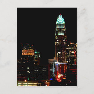 Carte Postale Charlotte NC Skyline