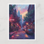 Carte Postale Charlotte North Carolina Vintage voyage (Devant)