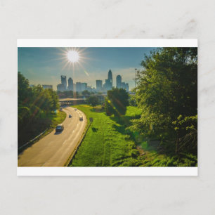 Carte Postale charlotte skyline carolina-nord