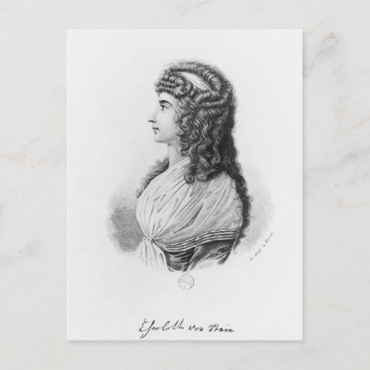 Carte Postale Charlotte von Stein, née von Schardt, fin (Devant)