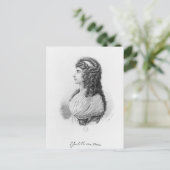 Carte Postale Charlotte von Stein, née von Schardt, fin (Debout devant)