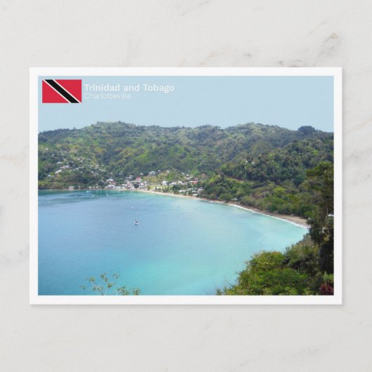 Carte Postale Charlotteville - Trinité-et-Tobago (Devant)