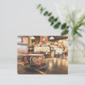 Carte Postale Charmant Moment Café (Debout devant)