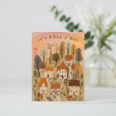 Carte Postale Charmant village d'automne C'est automne Y'all mig (Debout devant)
