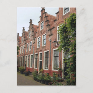 Carte Postale Charmante rue hollandaise Beauté architecturale pi