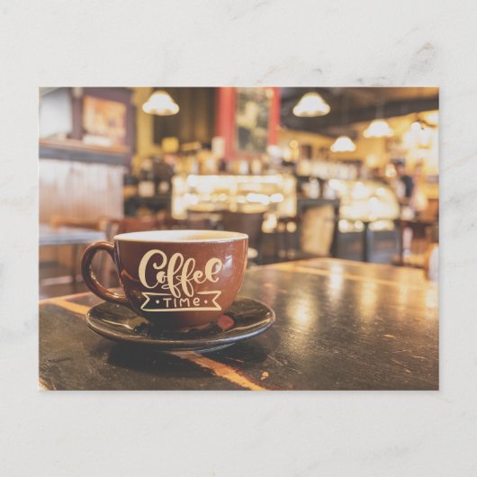 Carte Postale Charme café (Devant)