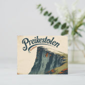 Carte Postale Charme Classique de Preikestolen (Debout devant)