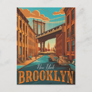 Carte Postale Charme de Brooklyn : Capturez l'essence avec ceci