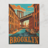 Carte Postale Charme de Brooklyn : Capturez l'essence avec ceci (Devant)
