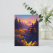 Carte Postale Charme du soir (Debout devant)