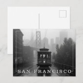 Carte Postale Charme du téléphérique : A San Francisco (Devant / Derrière)