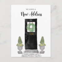 Charme Nous avons déménagé Nouvelle adresse Porte 