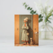 Carte Postale Charme Polka Dot Granny (Debout devant)
