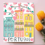 Carte Postale Charme Portugal maisons artisanales artisanales ar<br><div class="desc">Ajoutez votre propre texte à l'avant ou à l'arrière de cette carte postale avec une charmante illustration des maisons de Porto aux couleurs pastel. J'espère que vous aimez ce dessin, je l'ai créé pour vous ! Consultez mon magasin pour en savoir plus ou faites-moi savoir si vous voulez quelque chose...</div>